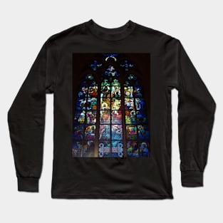 St Vitus Window in Prague Long Sleeve T-Shirt